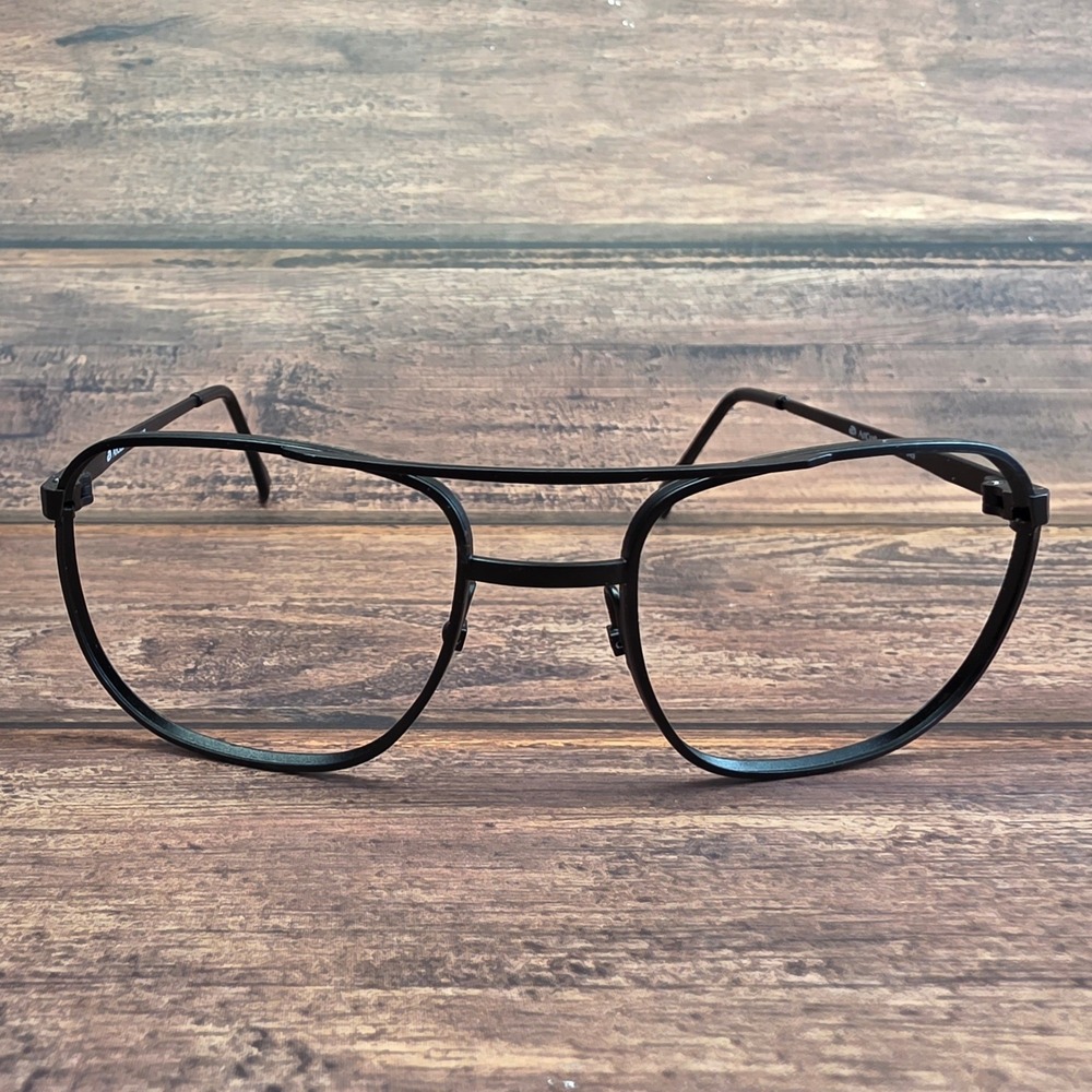 ArtCraft USA OP 52-18 Matte Black Aviator Metal Eyeglass Frames 52-18-145